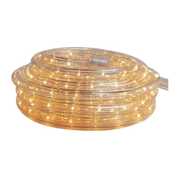 New 15’ LED Rope Lights Silver Wire 60 Warm White w timer batteries not included - Picture 5 of 9